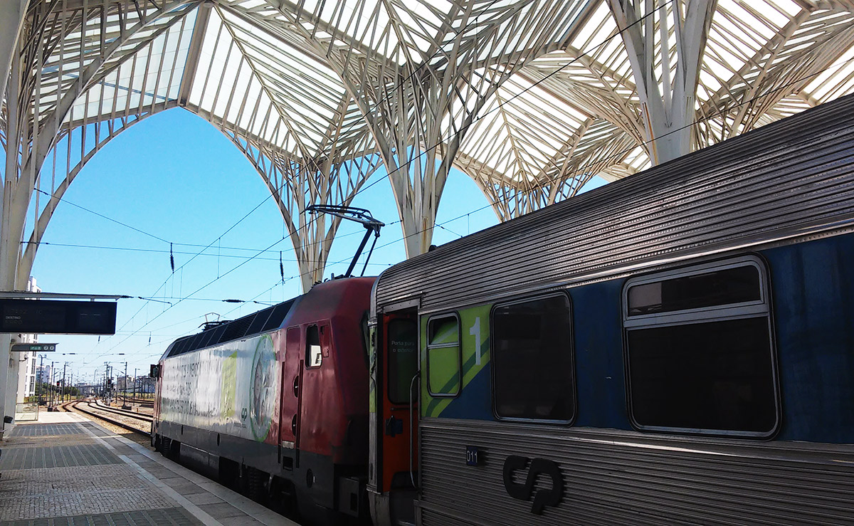 Estación de Oriente, en Lisboa