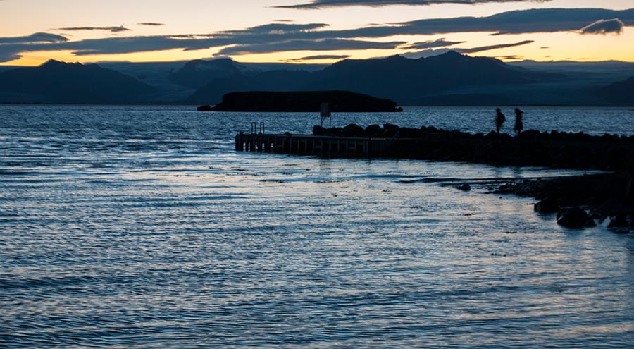 Atardecer en Höfn