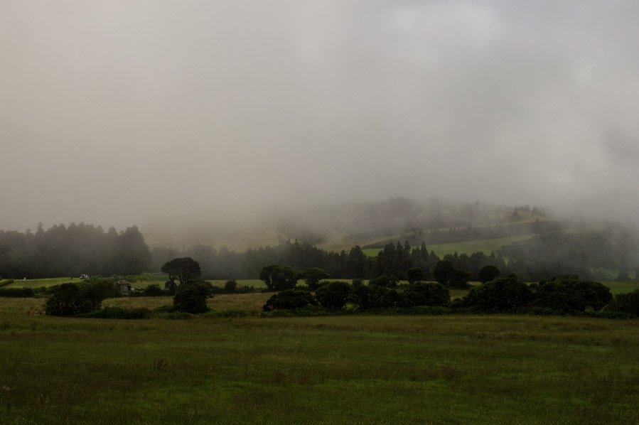 Niebla en San Miguel, Azores