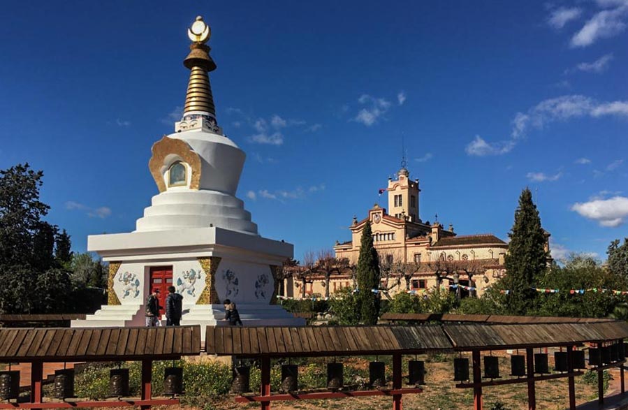 Estupa de la Salud del Monasterio Budista del Garraf