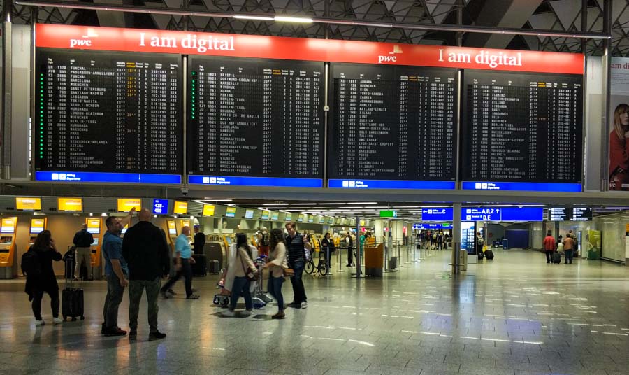 Terminal principal del aeropuerto de Fráncfort