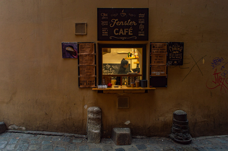 Fenster Café en Viena